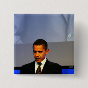 Badge Carré 5 Cm Président Barack Obama