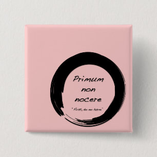 Badge Carré 5 Cm Primum Non Nocere