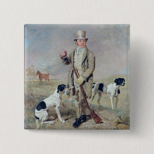 Badge Carré 5 Cm Prince de Richard, avec Damon, le défunt colonel