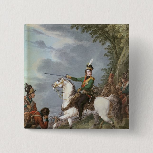 Badge Carré 5 Cm Prince Jozef Antoni Poniatowski 1809-13 (Devant)
