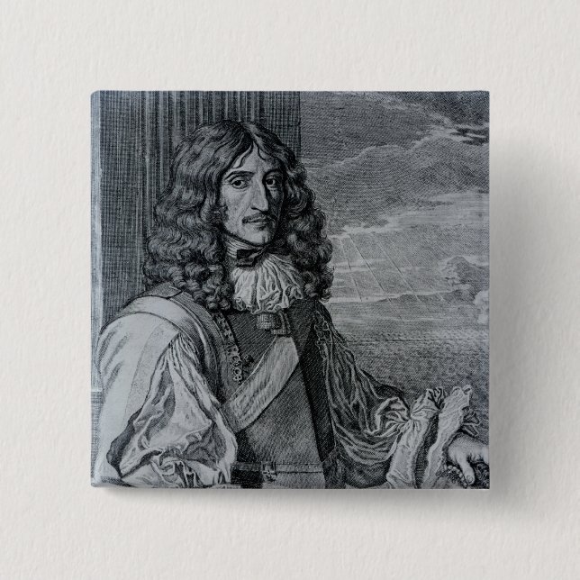 Badge Carré 5 Cm Prince Rupert du Rhin (Devant)
