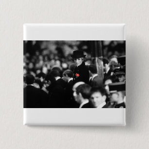 Badge Carré 5 Cm Princesse Diana - Poppy