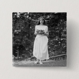Badge Carré 5 Cm Princesse Ida Cantacuzene : 1922