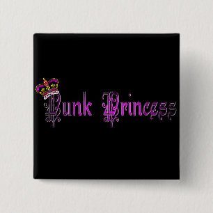 Badge Carré 5 Cm Princesse punk Square Button