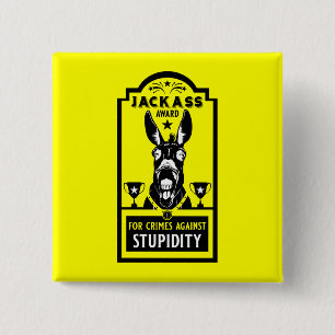Badge Carré 5 Cm Prix Jackass