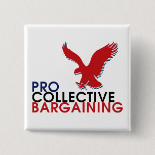 Badge Carré 5 Cm Pro collection des syndicats