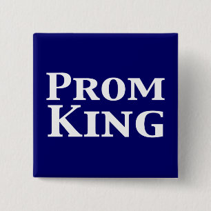 Badge Carré 5 Cm Prom King Cadeaux