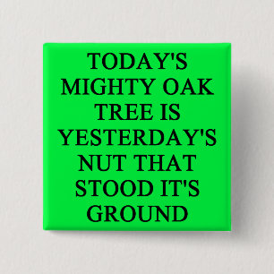 Badge Carré 5 Cm proverbe ferme de support