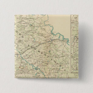 Badge Carré 5 Cm Proximité Richmond, Va, Péninsule