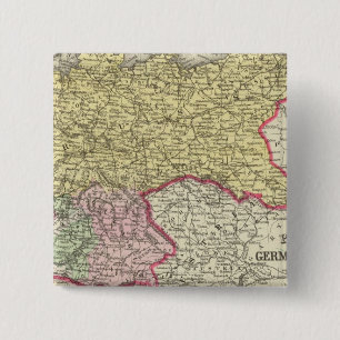 Badge Carré 5 Cm Prusse, États allemands