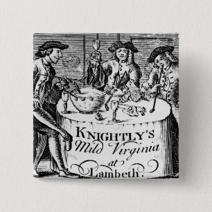 Badge Carré 5 Cm Publicité pour 'la Virginie douce Knightly