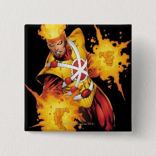 Badge Carré 5 Cm Punch de Firestorm