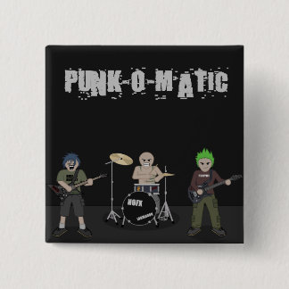 Badge Carré 5 Cm Punk-o-Matic 1