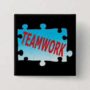 Badge Carré 5 Cm Puzzle de Jigsaw