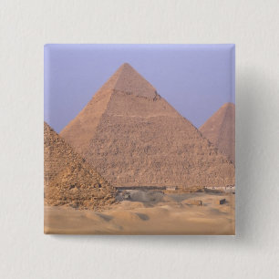 Badge Carré 5 Cm Pyramide de Mykérinos Menkaure), Pyramide de