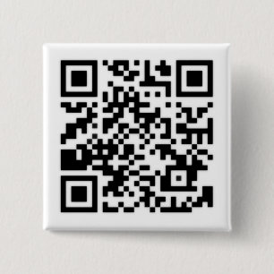 Badge Carré 5 Cm Qr Code RickRoll Gif