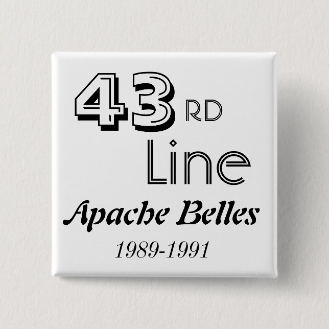 Badge Carré 5 Cm quarante-troisième Ligne (Devant)
