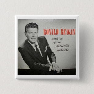 Badge Carré 5 Cm Que Reagan ferait-il ?