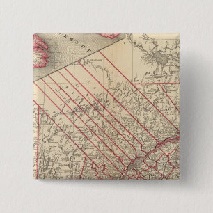 Badge Carré 5 Cm Québec 3