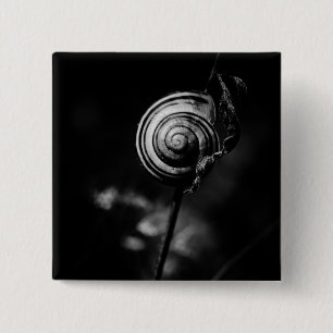 Badge Carré 5 Cm queue de l'escargot