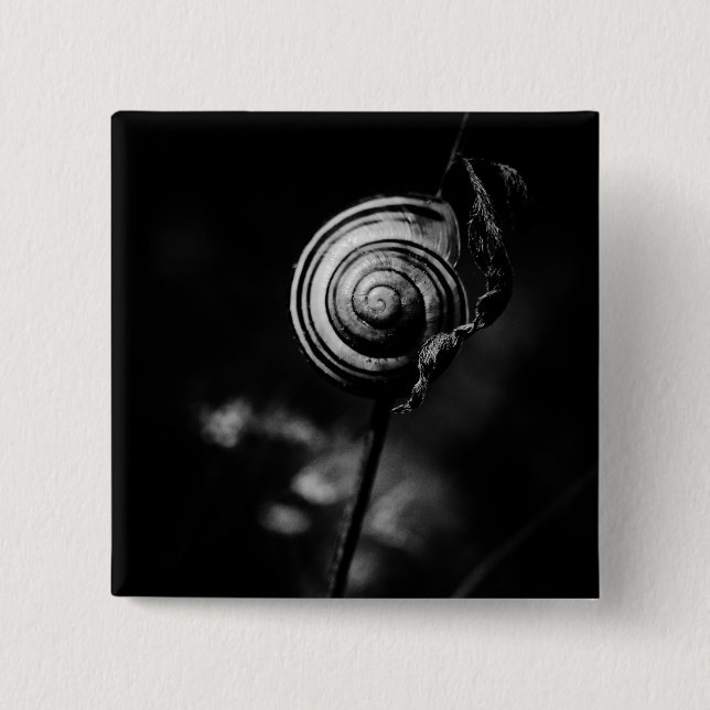 Badge Carré 5 Cm queue de l'escargot (Devant)