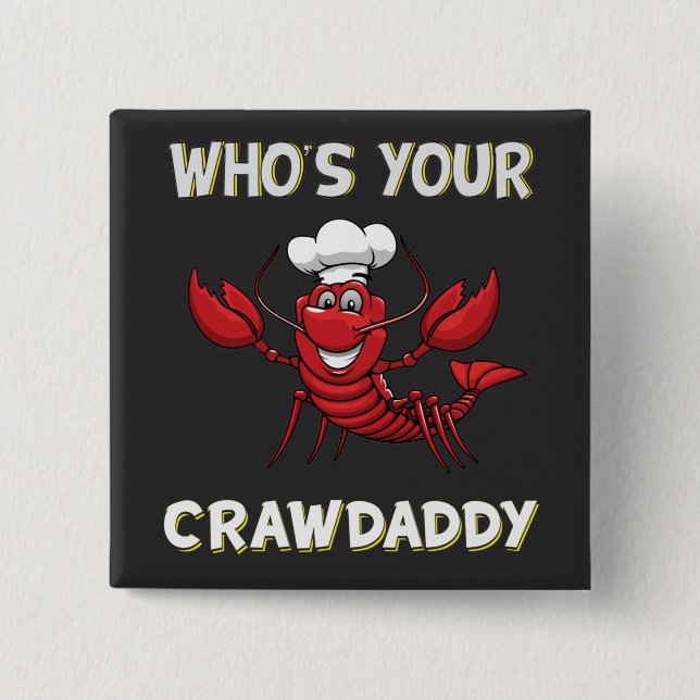 Badge Carré 5 Cm Qui est ton père (Devant)