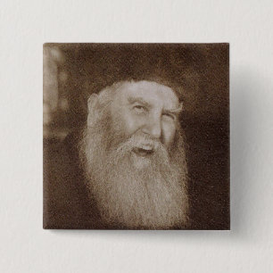 Badge Carré 5 Cm Rabbin Yosef Yitzchak Schneersohn