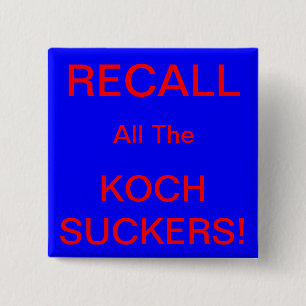 BADGE CARRÉ 5 CM RAPPELEZ TOUS LES SUCCESSEURS DU KOCH !