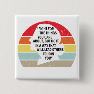 Badge Carré 5 Cm RBG, Ruth Bader Ginsburg