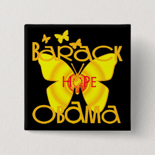 Badge Carré 5 Cm Re élisez Barack Obama 2012