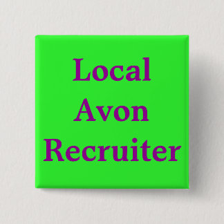 Badge Carré 5 Cm Recruteur local d'Avon