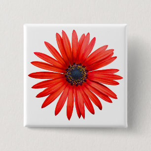 Badge Carré 5 Cm Red Devil