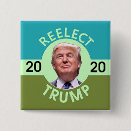 Badge Carré 5 Cm Réélisez l'atout