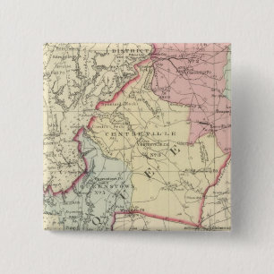 Badge Carré 5 Cm Reine Anne