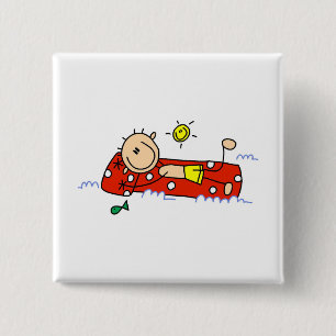 Badge Carré 5 Cm Relaxation d'été