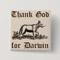 Remerciez Dieu du bouton de Darwin