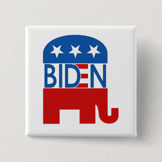 Badge Carré 5 Cm Républicain pour Biden 2020