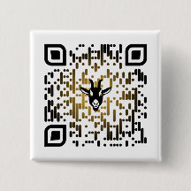 Réseau de chèvres - Code QR - Épingle