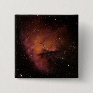 Badge Carré 5 Cm Réserver Globules dans NGC 281