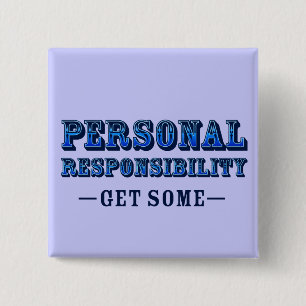 Badge Carré 5 Cm Responsabilité personnelle - en obtenez