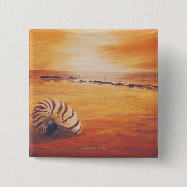 Badge Carré 5 Cm Retard (Devant)