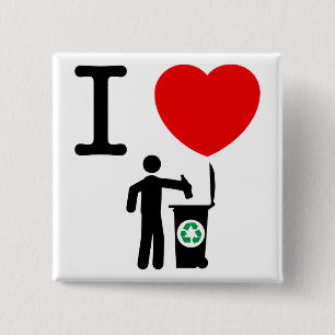 Badge Carré 5 Cm Réutilisation