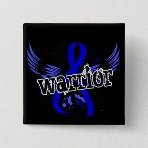 Badge Carré 5 Cm Rhumatisme articulaire du guerrier 16