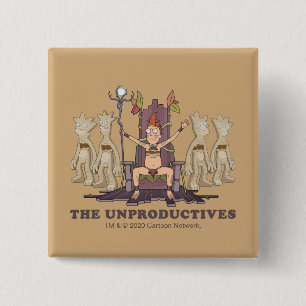 Badge Carré 5 Cm RICK ET MORTY™  Les Sans-Peuples