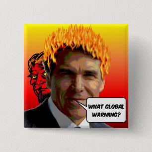 Badge Carré 5 Cm Rick Perry