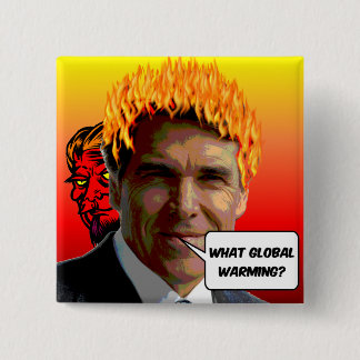 Badge Carré 5 Cm Rick Perry