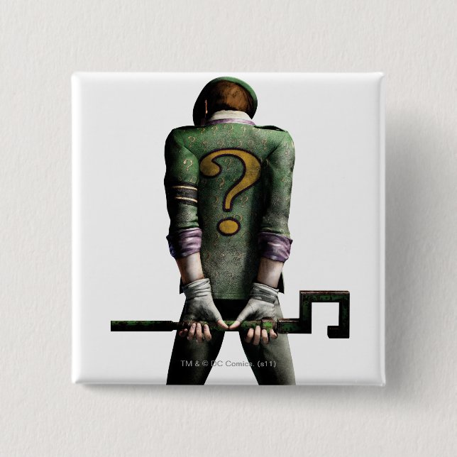 Badge Carré 5 Cm Riddler 2 (Devant)