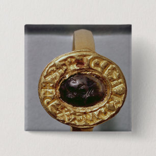 Badge Carré 5 Cm Ring du Roi Richard