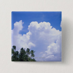 Badge Carré 5 Cm Rivage tropical