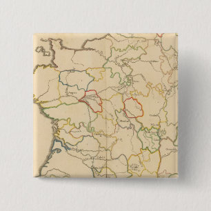 Badge Carré 5 Cm Rivières françaises